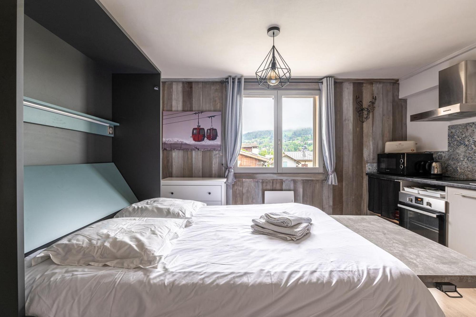 Appartements Vue Mont-Joly A 2 Pas Tramway Mont-Blanc - Studio 1 Piece Saint-Gervais-les-Bains Dış mekan fotoğraf